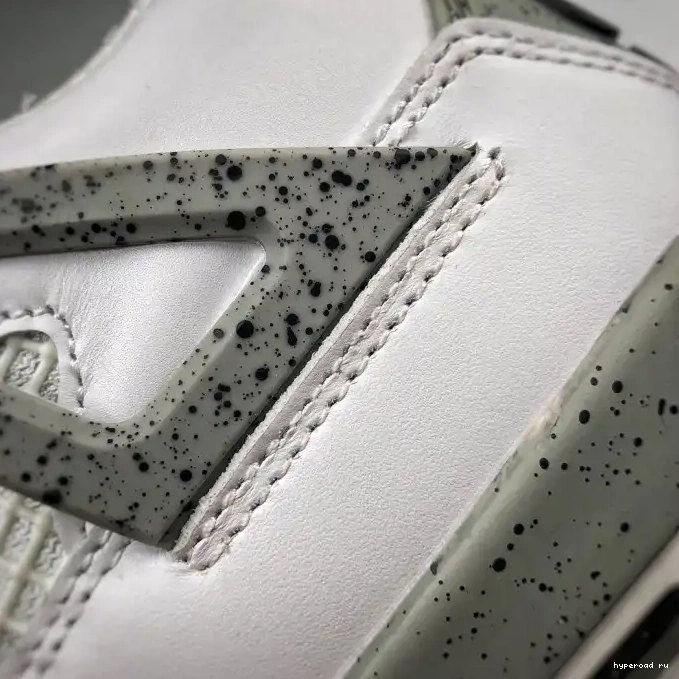 OG Air White (nike) Cement 4 Jordan 840606-192 0417